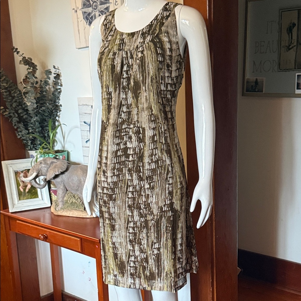 NWT northern reflections size small Sleeveless Abstract Print Dress